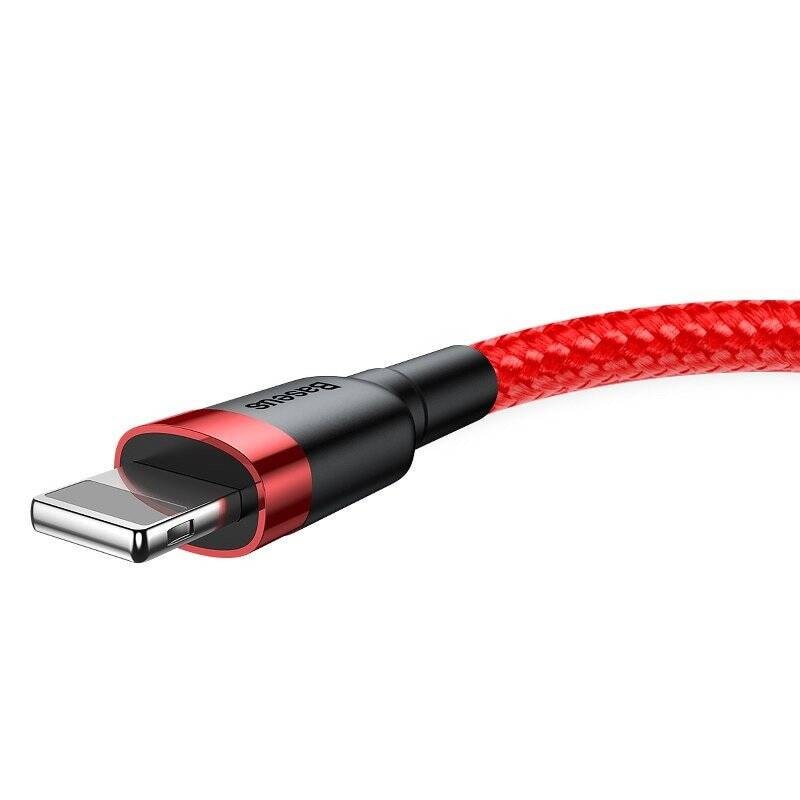 Baseus Cafule USB blixtkabel 2,4A 0,5m (Röd)