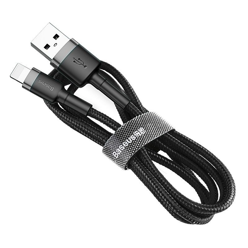 Baseus Cafule USB blixtkabel 1,5A 2m (grå+svart)
