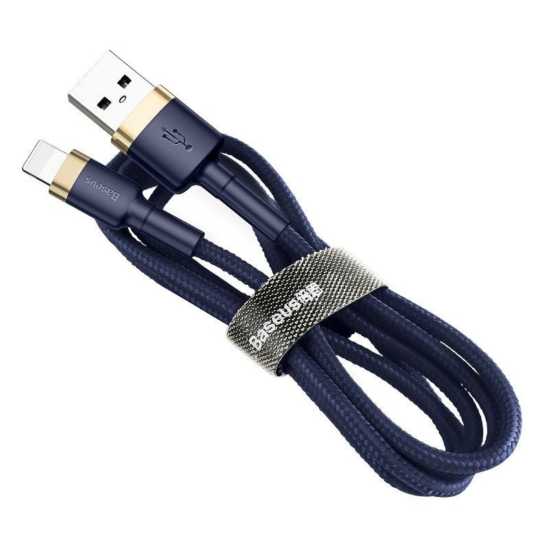 Baseus Cafule Blixtkabel 1,5A 2m (Guld+Dunkelblå)