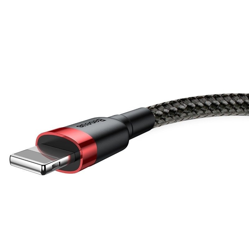Baseus Cafule USB blixtkabel 2,4A 0,5m (röd+svart)