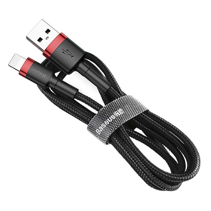 Baseus Cafule USB blixtkabel 2,4A 1m (röd+svart)