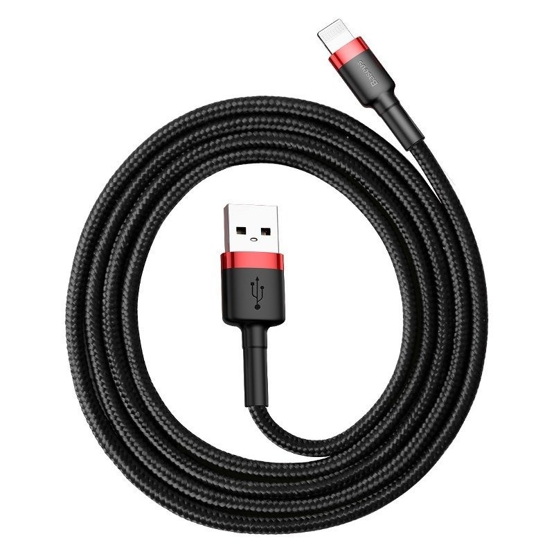 Baseus Cafule USB blixtkabel 2,4A 1m (röd+svart)