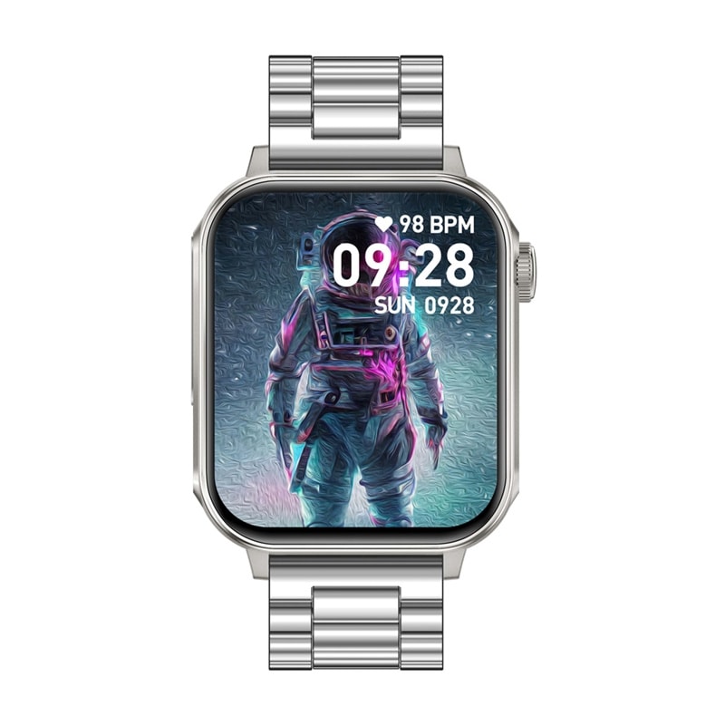 Colmi P80 smartwatch (stål och silver)