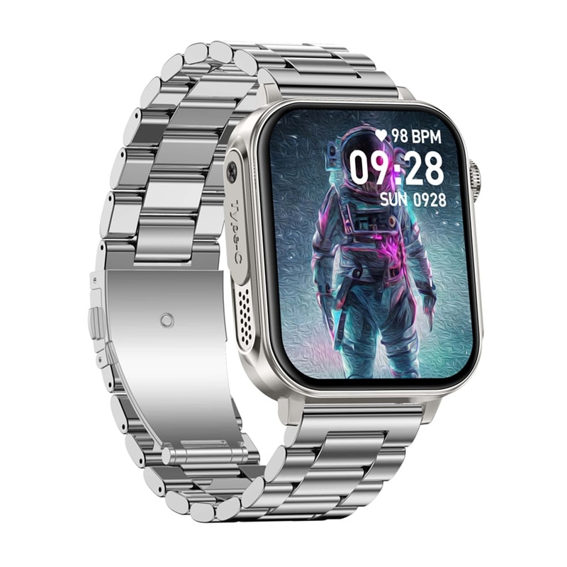 Colmi P80 smartwatch (stål och silver)