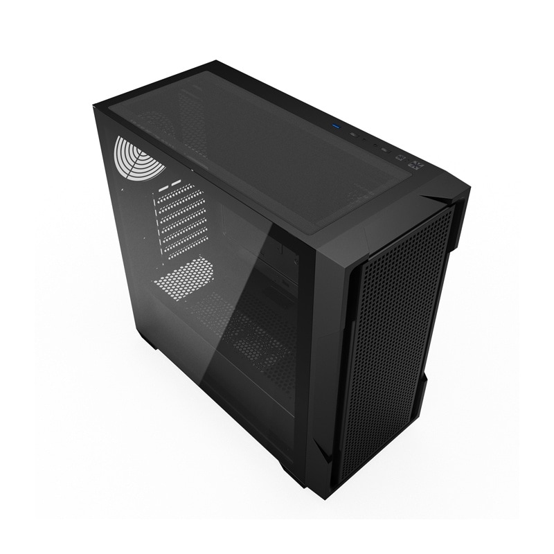 Darkflash DS900 Mesh datorchassi utan fläktar (Svart)