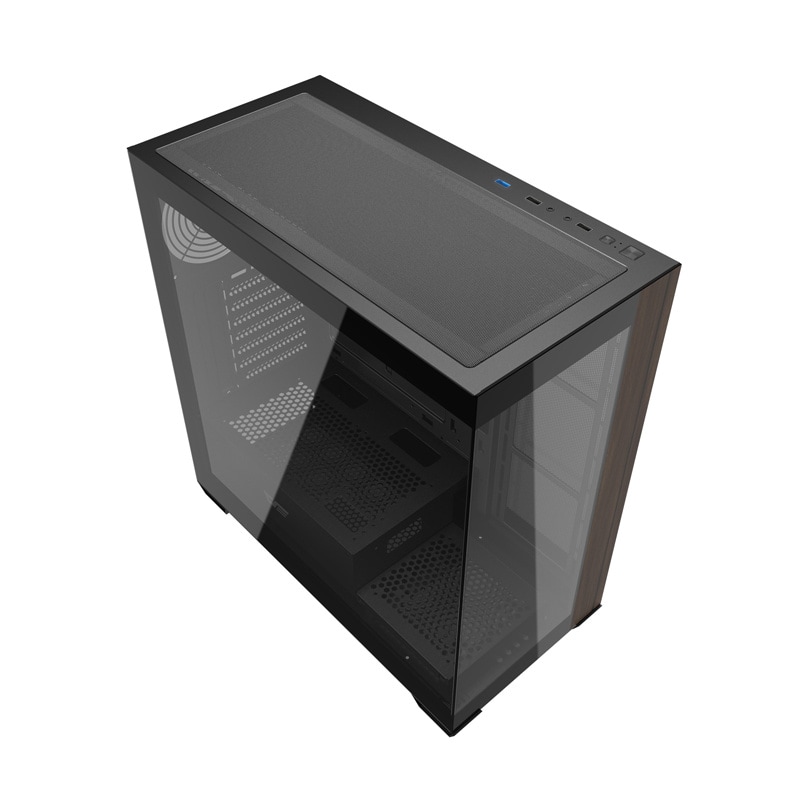 Darkflash DS900W datorchassi utan fläktar (Svart)
