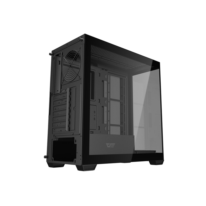 Darkflash DS900W datorchassi utan fläktar (Svart)
