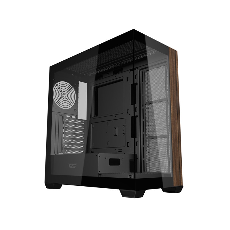 Darkflash DS900W datorchassi utan fläktar (Svart)