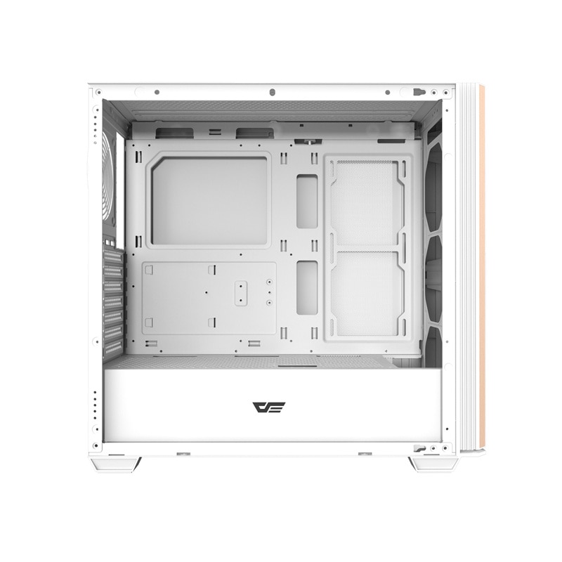 Darkflash DS900WS ATX datorchassi utan fläktar (Vit)