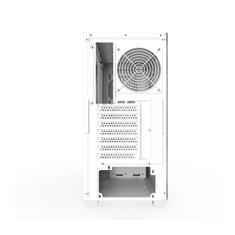 Darkflash DS900WS ATX datorchassi utan fläktar (Vit)