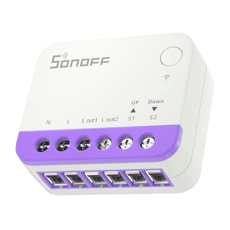 Sonoff MINI-RBS WiFi smart mini rulljalusiomkopplare (2 st.)
