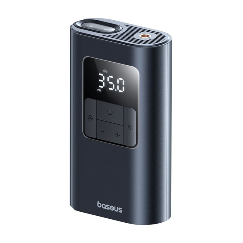 Baseus PrimeTrip VA1 2-i-1-pump med ficklampa svart