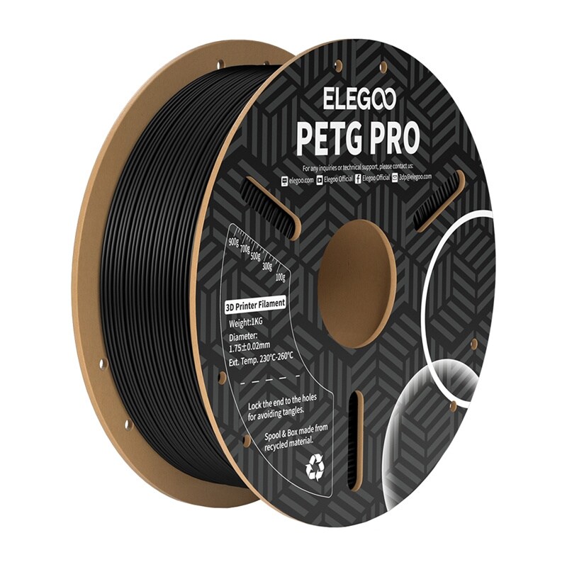 ELEGOO PETG Pro Filament (svart)