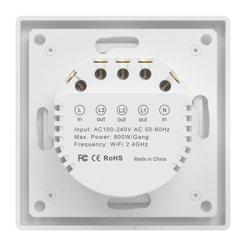Avatto TS20-EU-W3 WiFi touch ljusströmbrytare