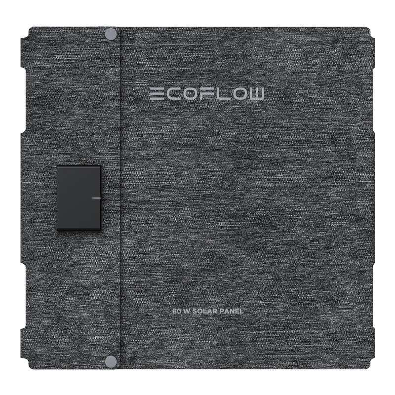 Bärbar, hopfällbar solpanel EcoFlow 60W (USB-C)
