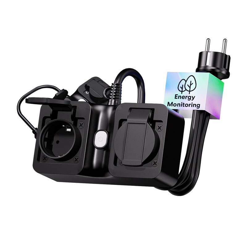 Meross MOP320MA-EU WiFi smart grenuttag, utomhus, IP44 (Matter)