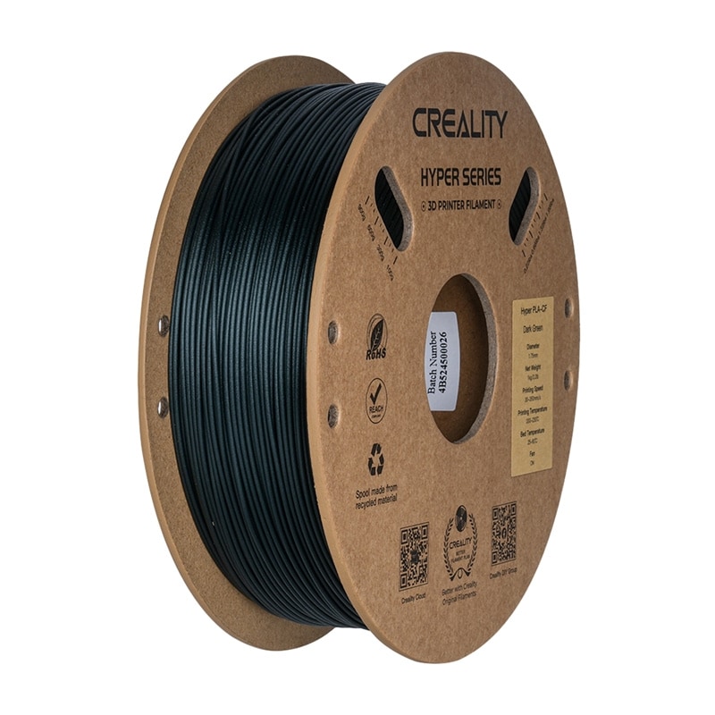 Hyper PLA-CF Creality Filament (mörkgrönt)