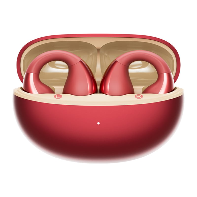 QCY Crossky Clip C30S hörlurar (röd)