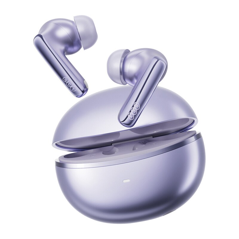 TWS QCY MeloBuds N70 hörlurar (lila)