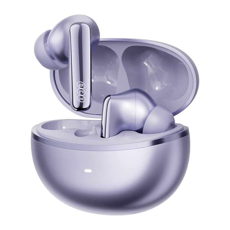 TWS QCY MeloBuds N70 hörlurar (lila)