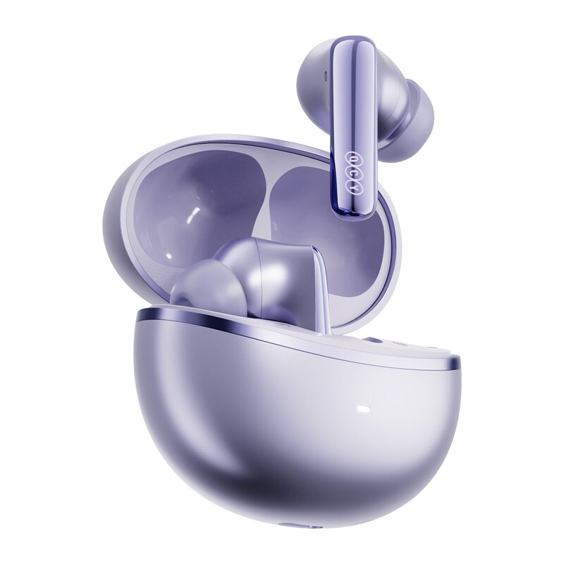 TWS QCY MeloBuds N70 hörlurar (lila)