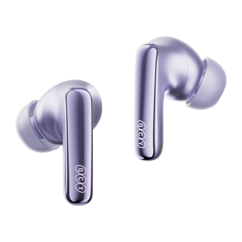 TWS QCY MeloBuds N70 hörlurar (lila)