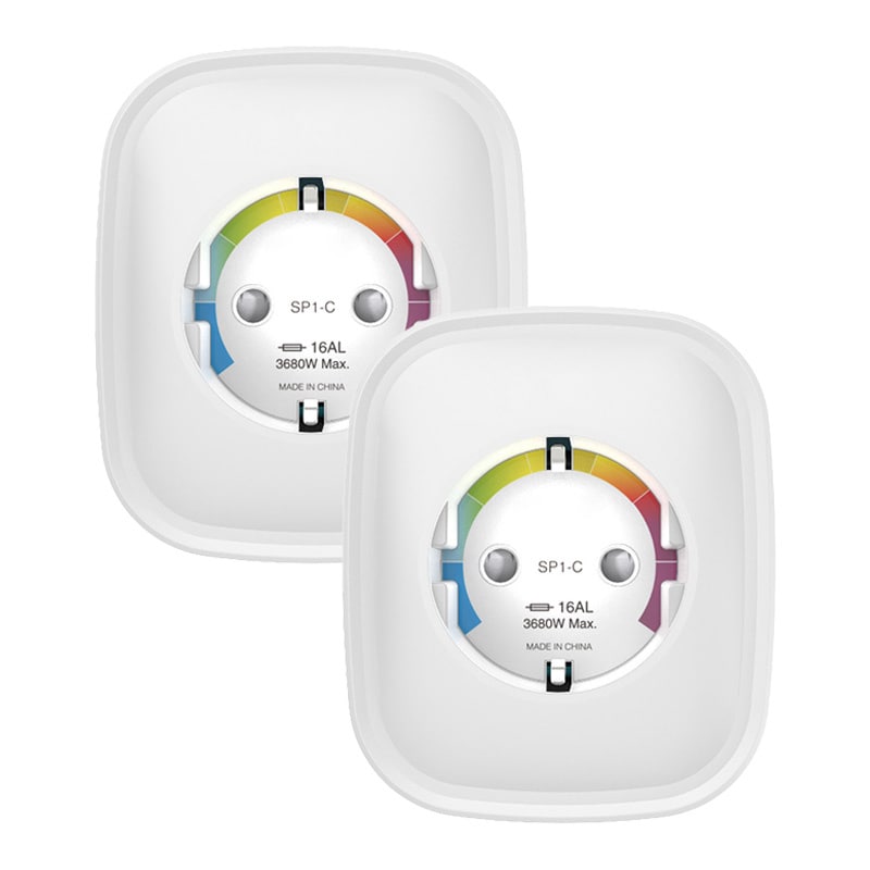Gosund SP1-HE WiFi smart uttag, 2 delar (HomeKit) (två-pack) 16A