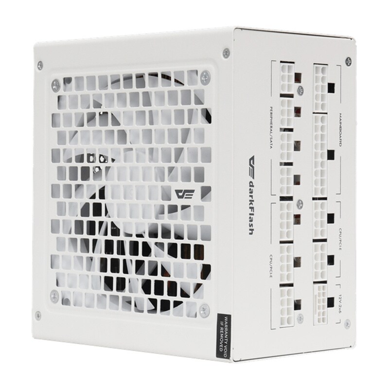 DarkFlash PMT1050 strömförsörjning för dator (vit)