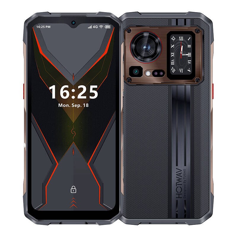 HOTWAV Cyber 15 smartphone (brun)