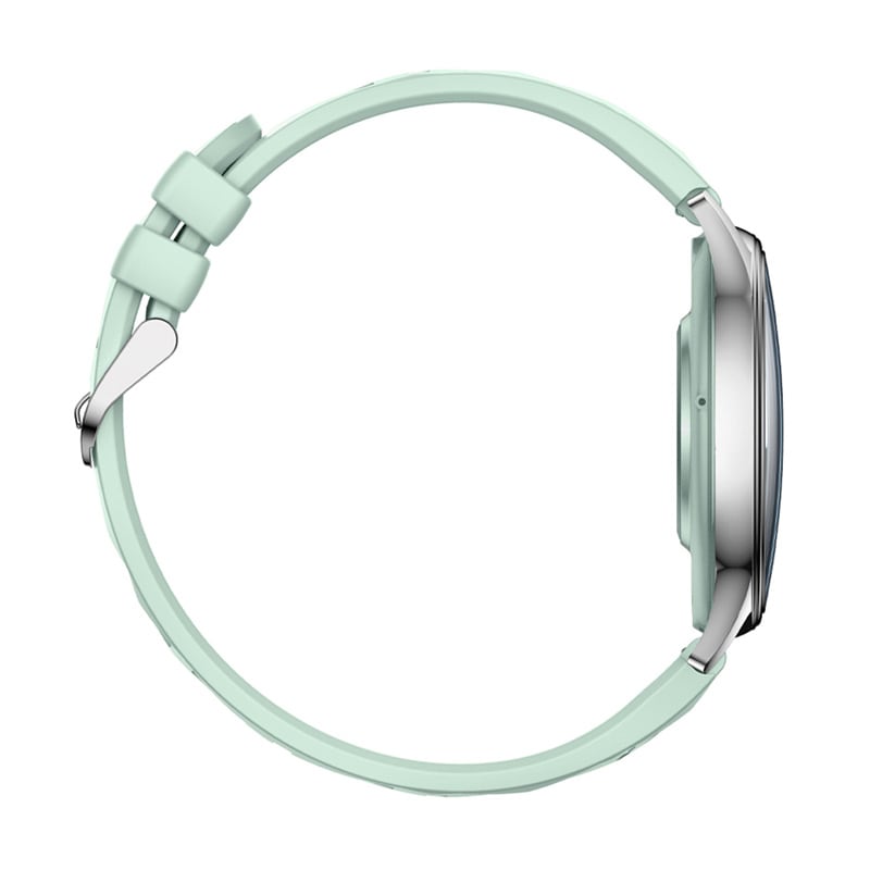 COLMI L28 Smart Watch (Silvergrön + grönt läderarmband)