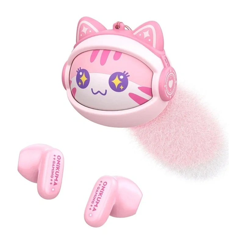TWS ONIUKMA TX603 hörlurar (rosa)