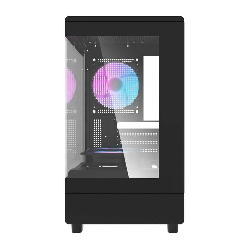 Darkflash DB330M datorchassi + 3 fläktar (svart)