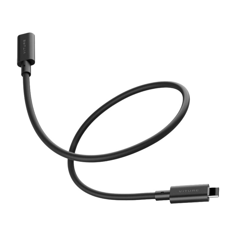 VITURE (USB 3.2 Gen1) USB-C hane till USB-C hona, förlängning (svart) 50 cm