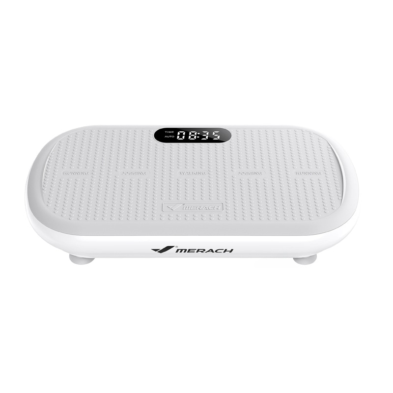 MERACH MR-2440G1-EU vibrationsplattform (grå) / Vibrationsplatta 200 kg med Bluetooth