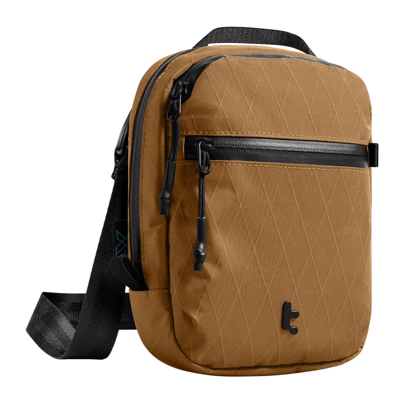 TOMTOC Aviator-T37 resväska med axelrem X-Pac 1,3L (brun)