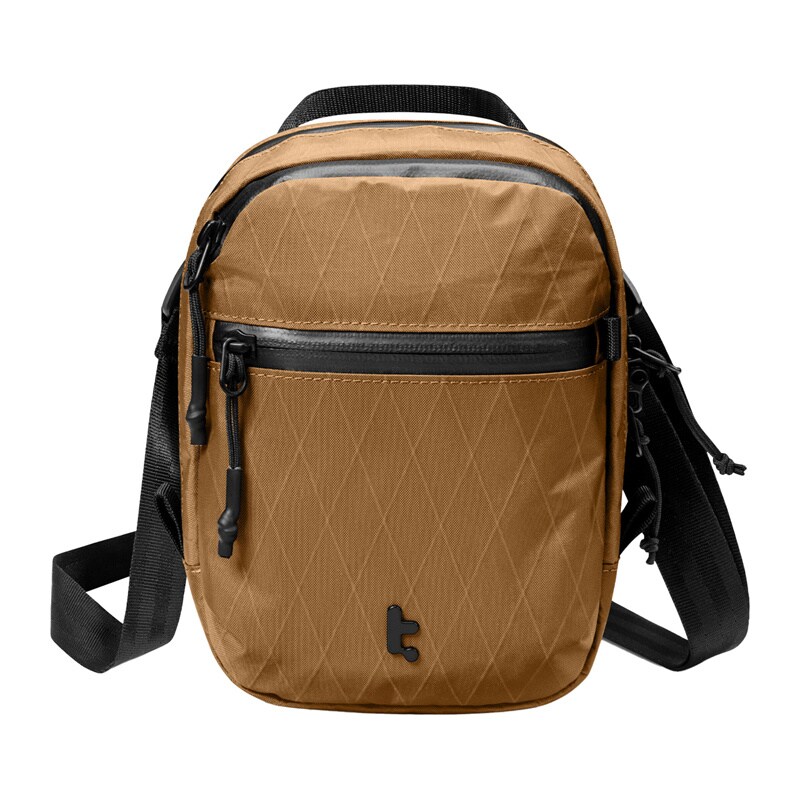 TOMTOC Aviator-T37 resväska med axelrem X-Pac 1,3L (brun)