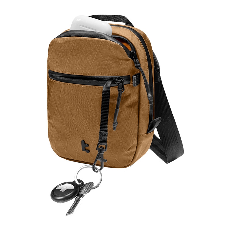 TOMTOC Aviator-T37 resväska med axelrem X-Pac 1,3L (brun)
