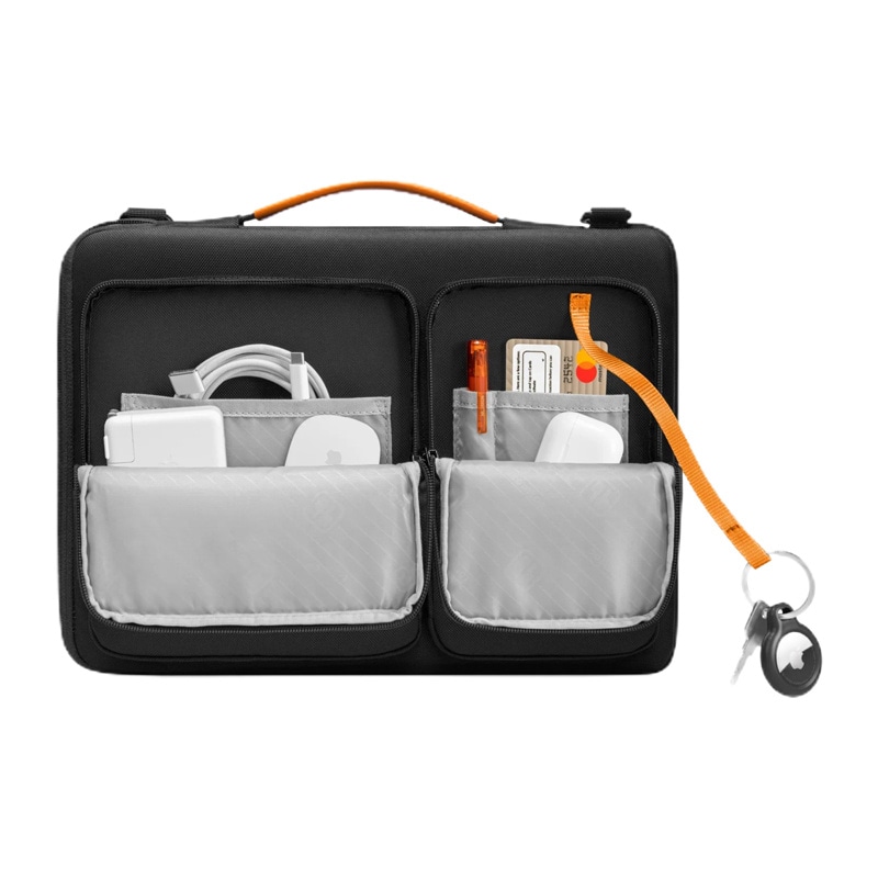 Portfölj för bärbar dator 13,5-14'' Tomtoc Defender-A42 (svart)