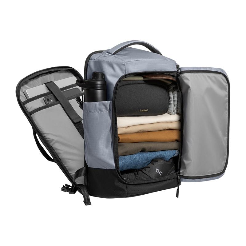 Tomtoc Navigator-T66 Liteway Reseryggsäck, 17"/40L (grå)