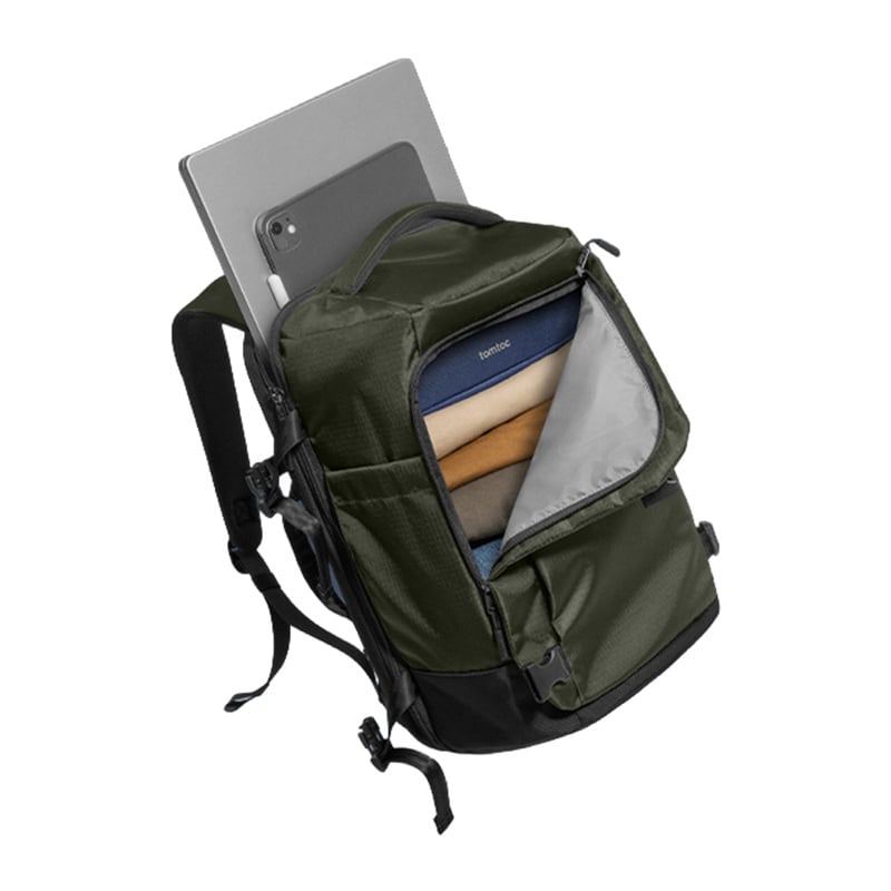 TOMTOC Navigator-T66 Liteway Reseryggsäck 15,6"/28L (grön)