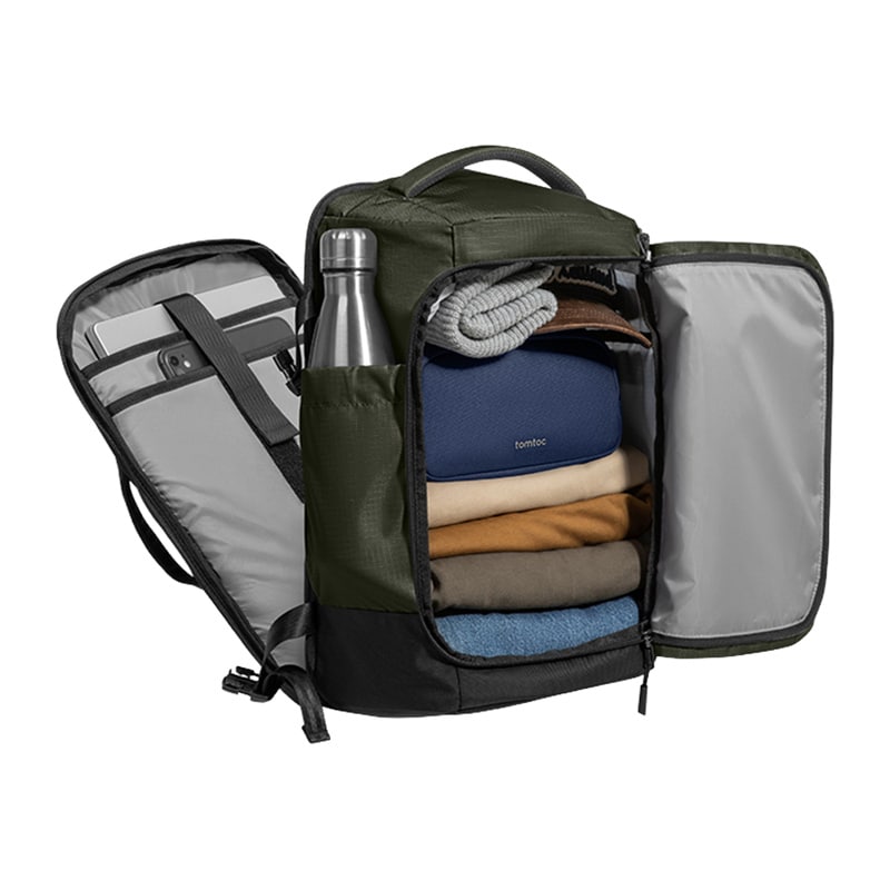 TOMTOC Navigator-T66 Liteway Reseryggsäck 15,6"/28L (grön)