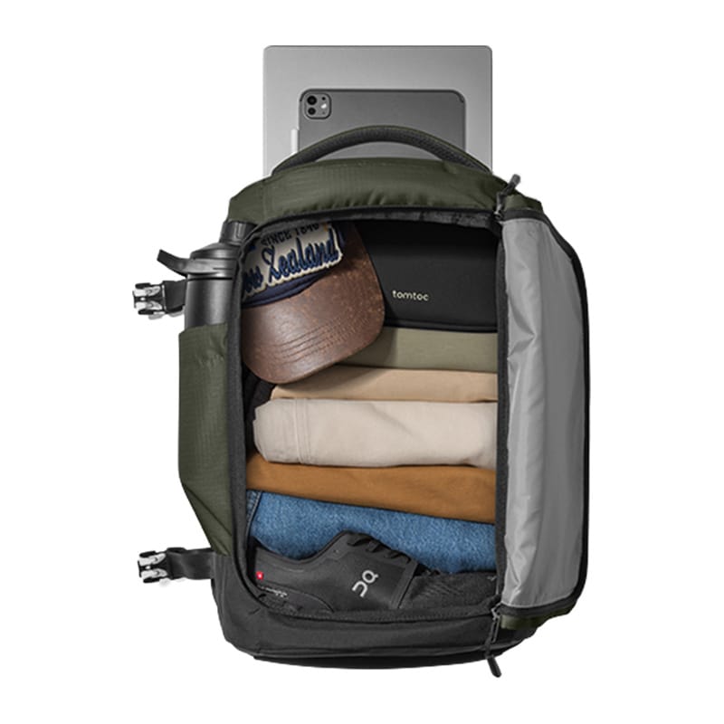TOMTOC Navigator-T66 Liteway Reseryggsäck 15,6"/28L (grön)