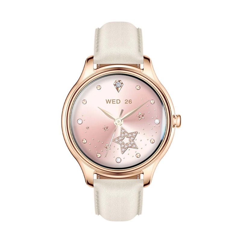 COLMI L28 Smart Watch (Guld + läderarmband i guld)