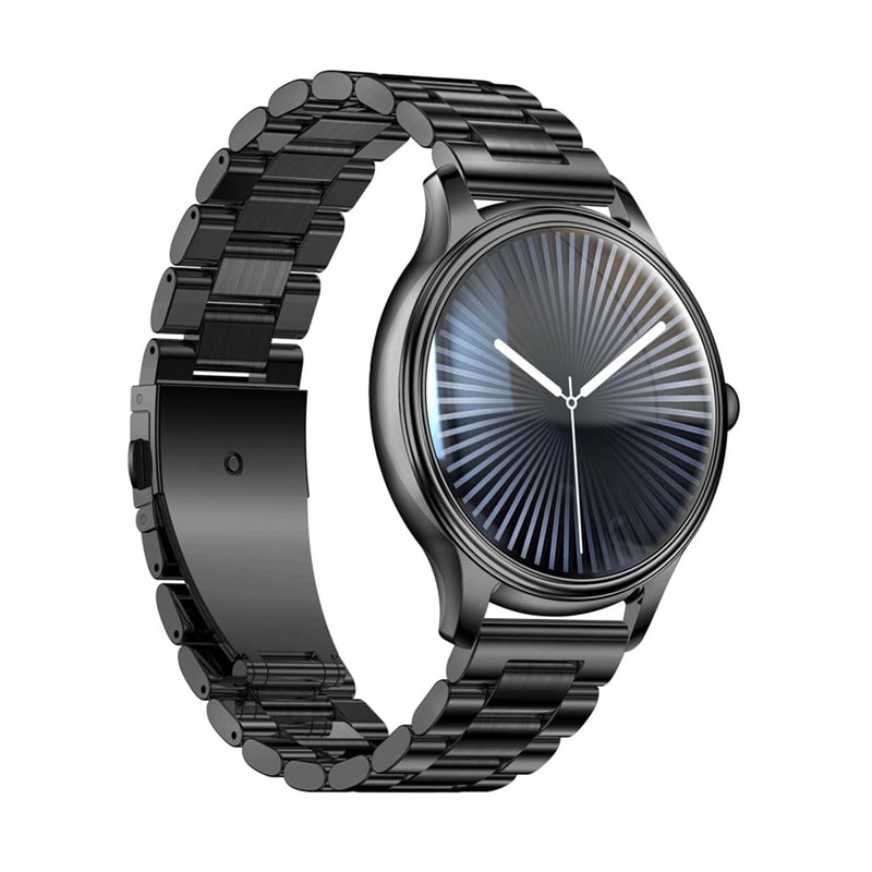 COLMI L28 Smart Watch (svart + svart stålarmband)
