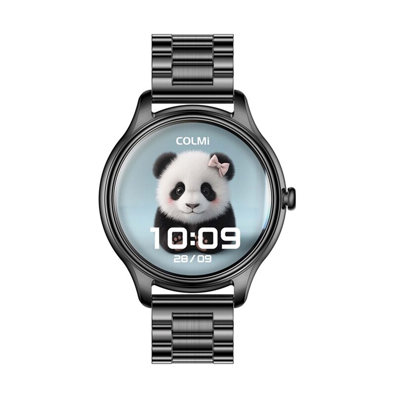 COLMI L28 Smart Watch (svart + svart stålarmband)