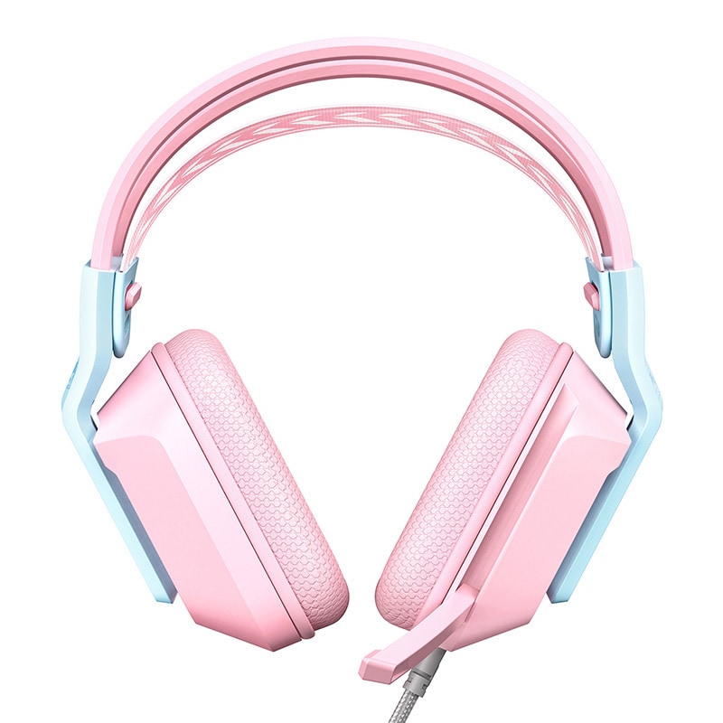 ONIKUMA X13 gaming-hörlurar (rosa)