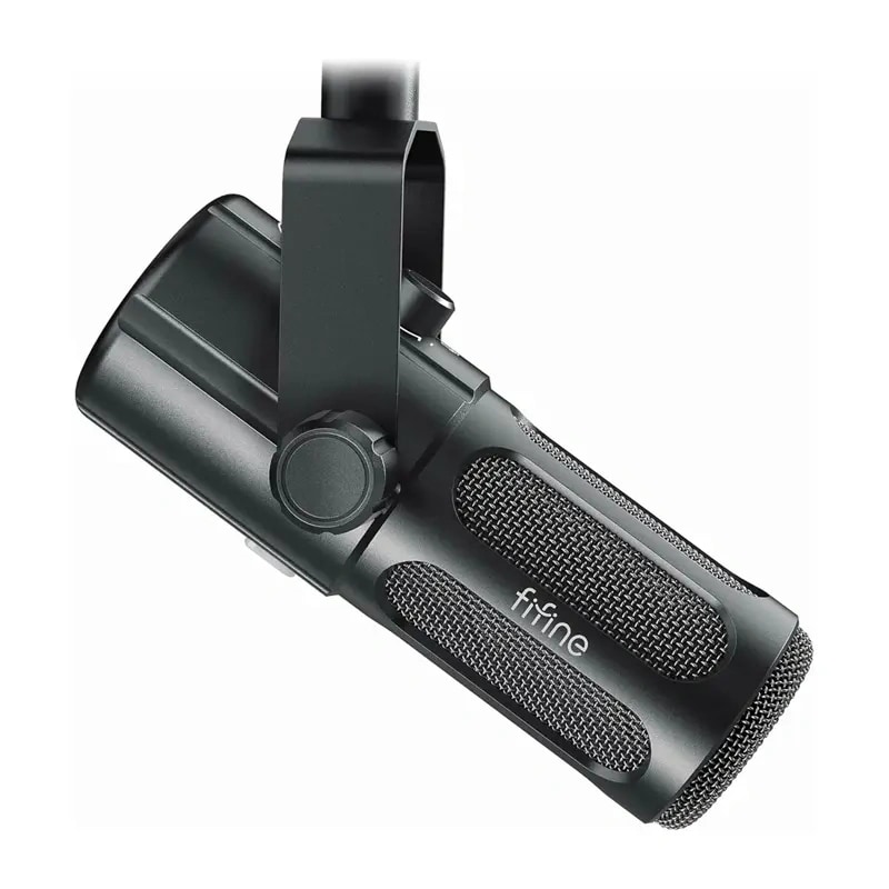 Fifine Tank6 dynamisk mikrofon (svart)