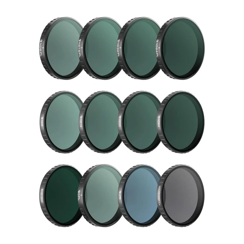 Freewell Filter Set för OSMO Action 6 - Mega Kit - 12-delars paket