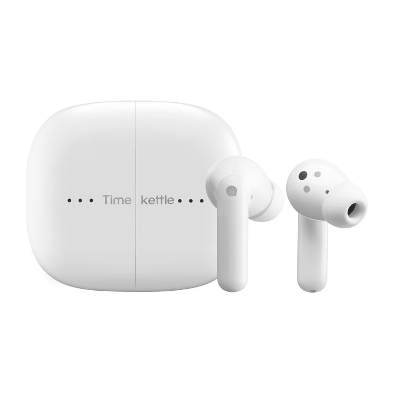 TIMEKETTLE M3 öronsnäckor för offlineöversättning / översättningshörlurar - Vit