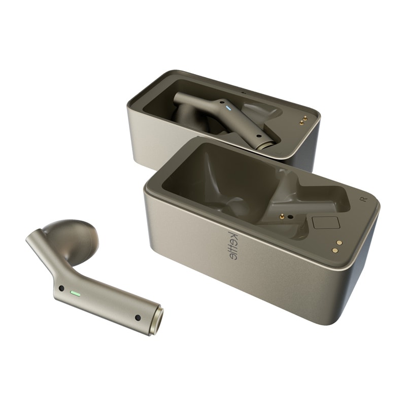 TIMEKETTLE W4 öronsnäckor för översättning (guld)